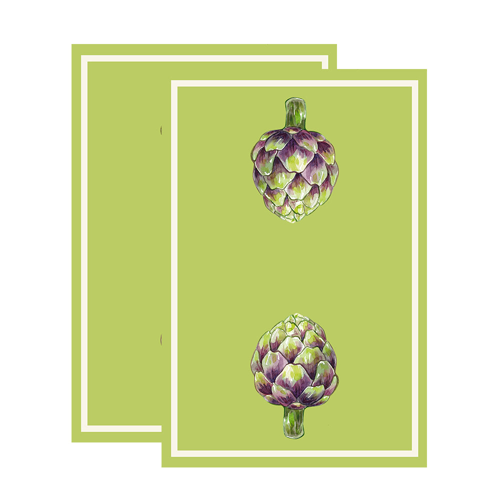 Artichoke Pod Floursack Kitchen Towel S/2