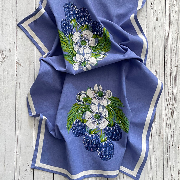 Blackberry Floursack Kitchen Towel S/2