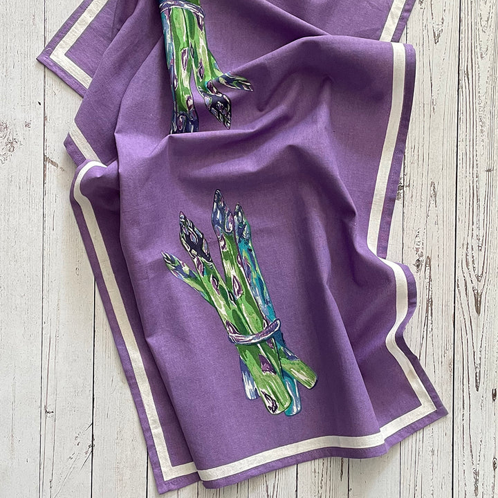 Asparagus Floursack Kitchen Towel S/2