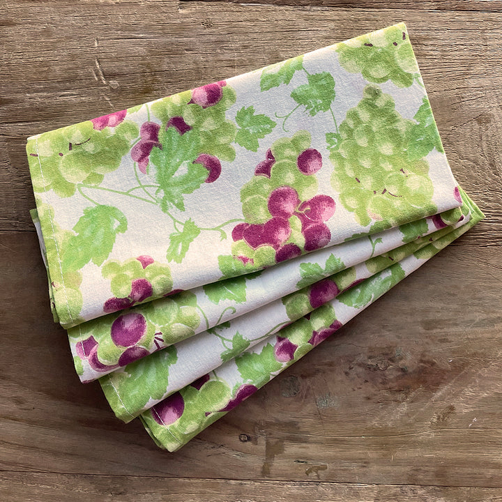 Grapes, Napkin S/4