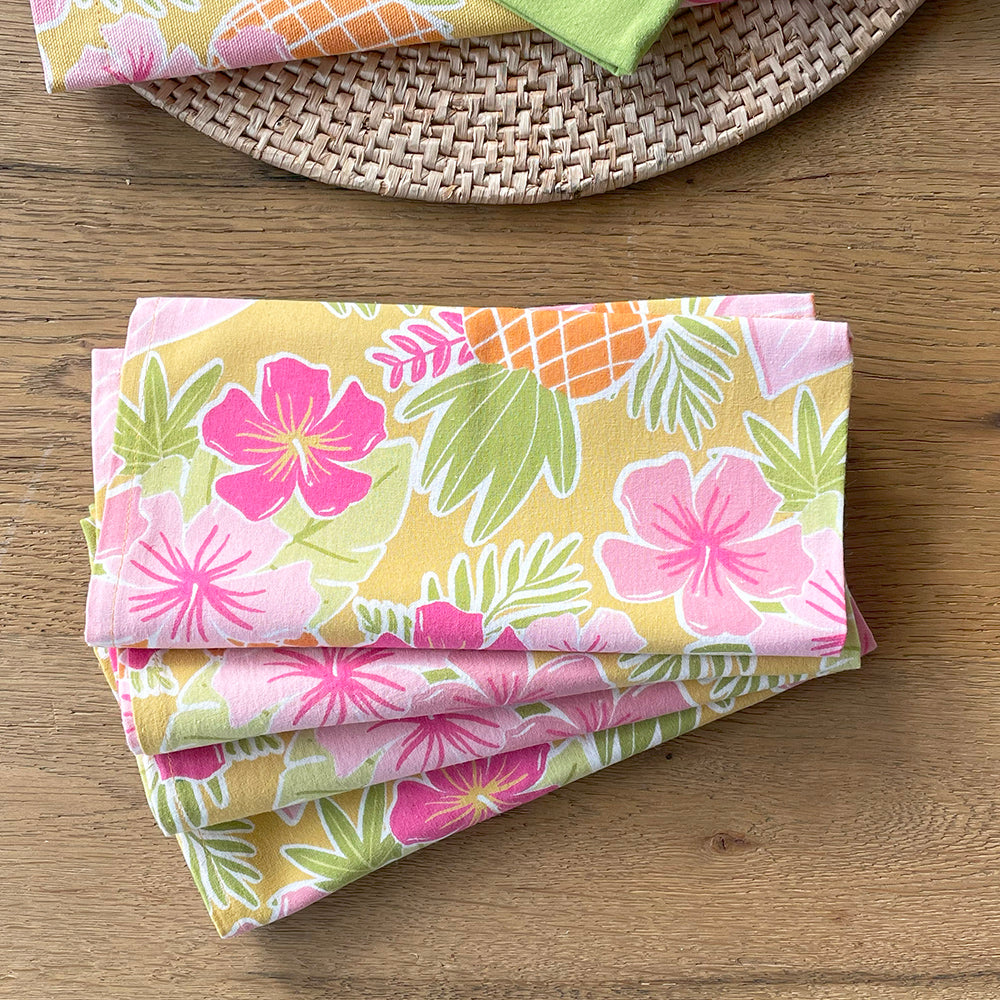 Pineapple Hibicus, Napkin S/4