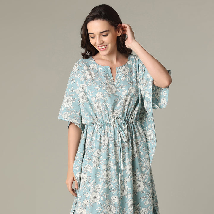 Soleil Blue Kaftan