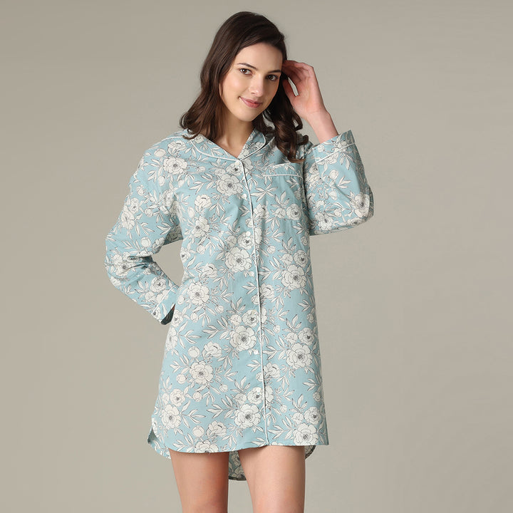 Soleil Blue Nightshirt