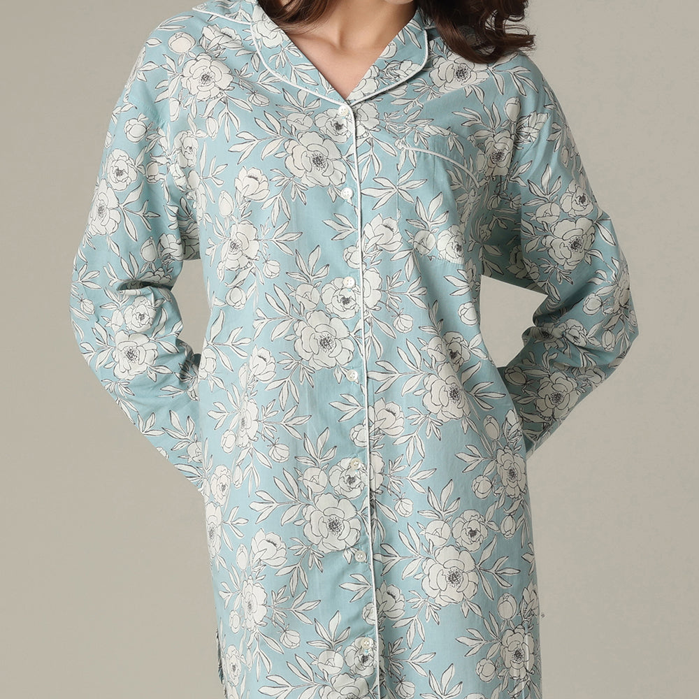 Soleil Blue Nightshirt