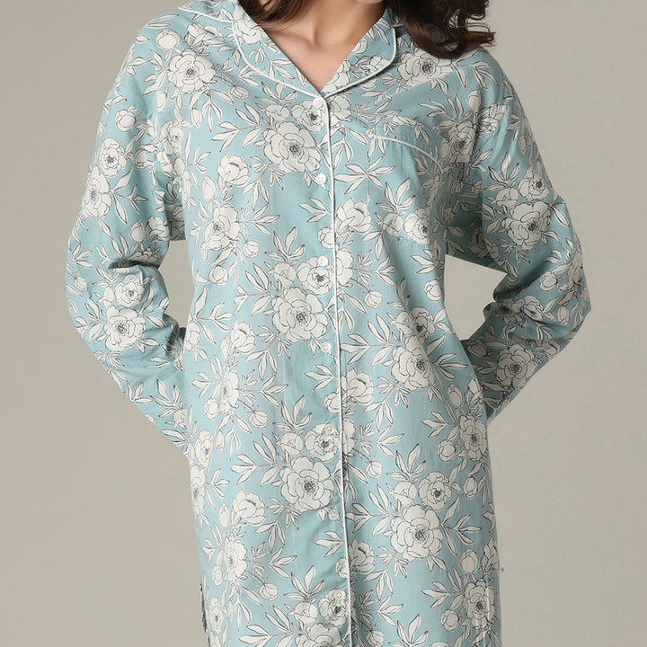 Soleil Blue Nightshirt
