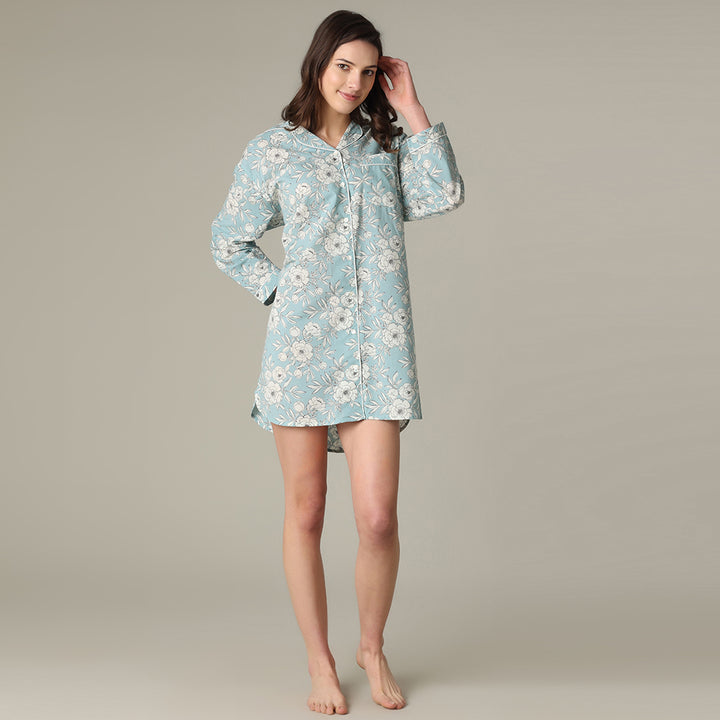 Soleil Blue Nightshirt