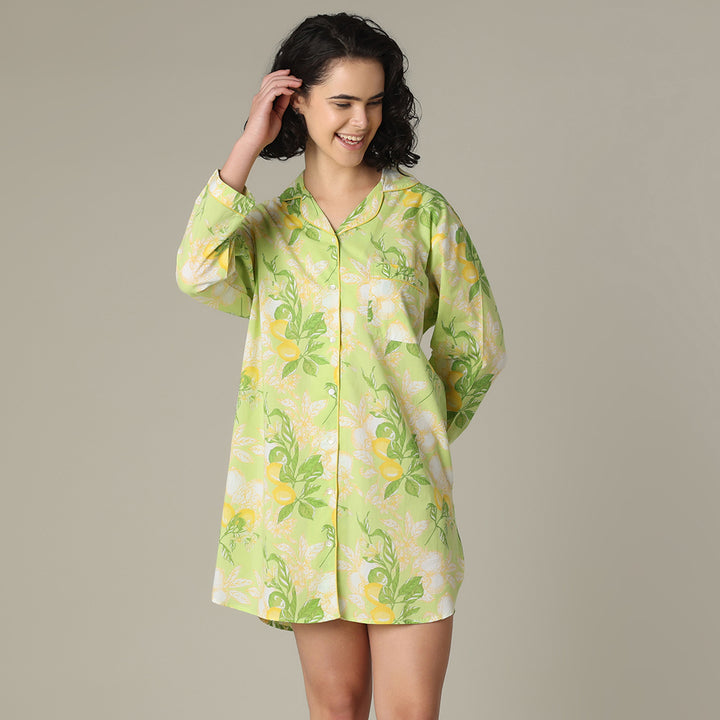 Sorrento Green Nightshirt