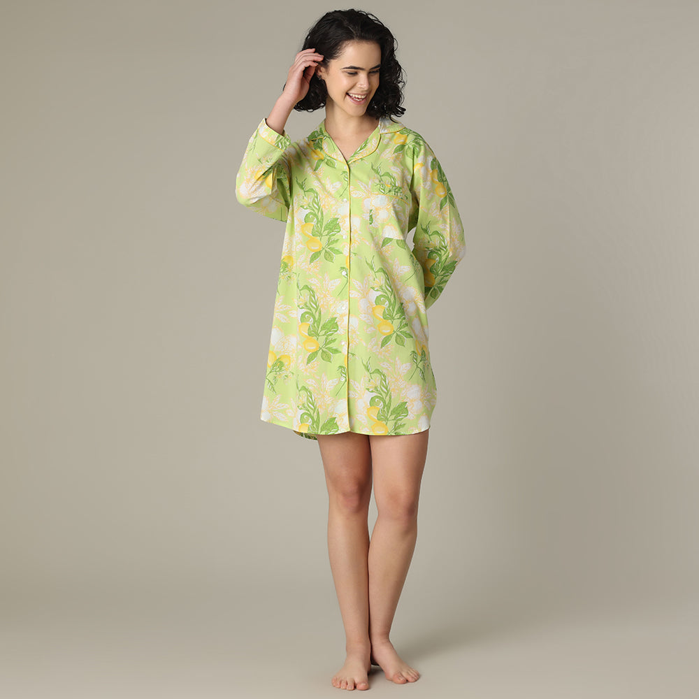 Sorrento Green Nightshirt