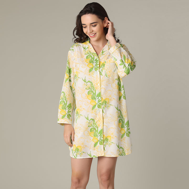 Sorrento White Nightshirt