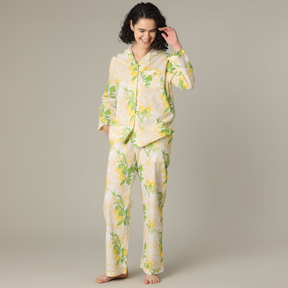 Sorrento White PJ Set