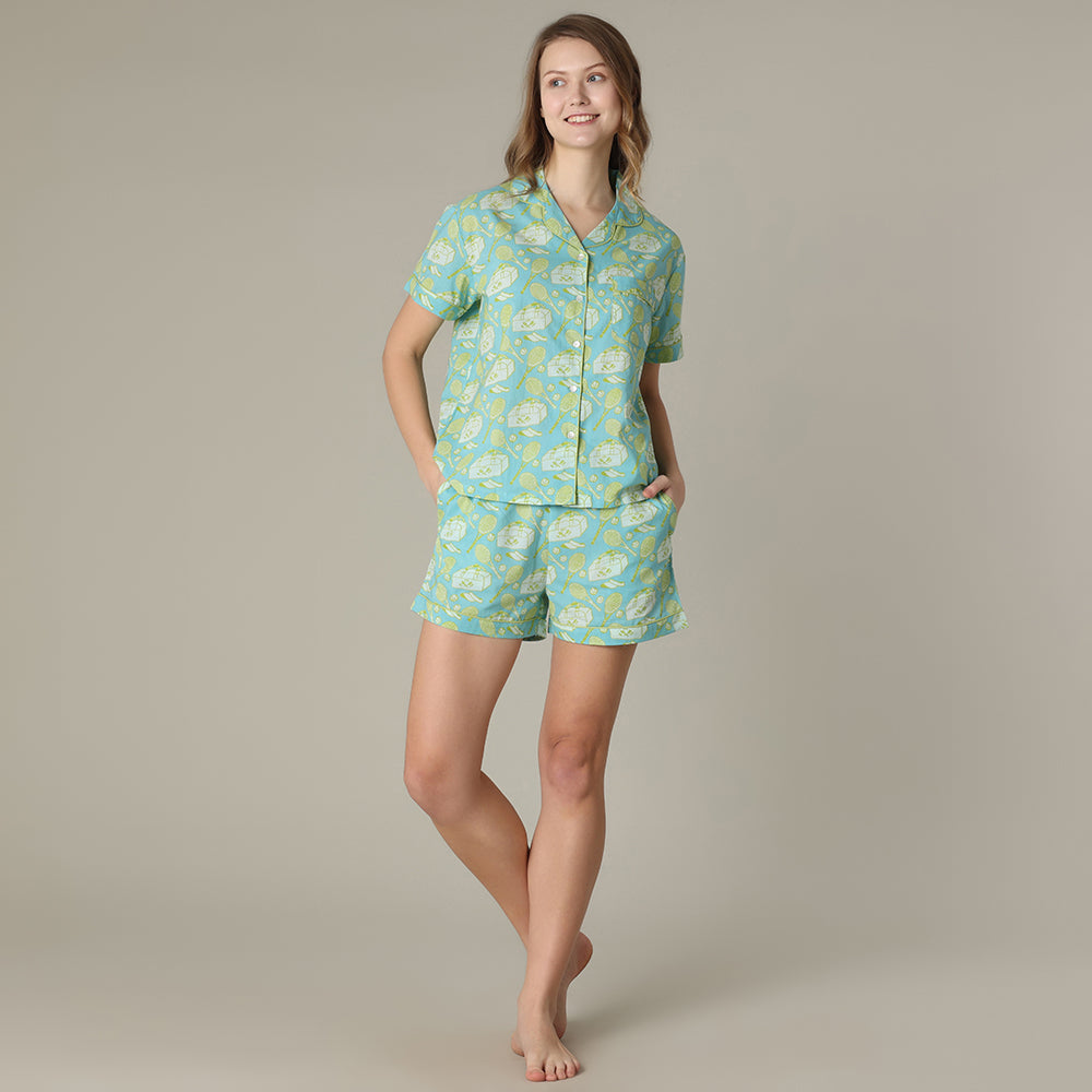 Tennis Shorts PJ Set