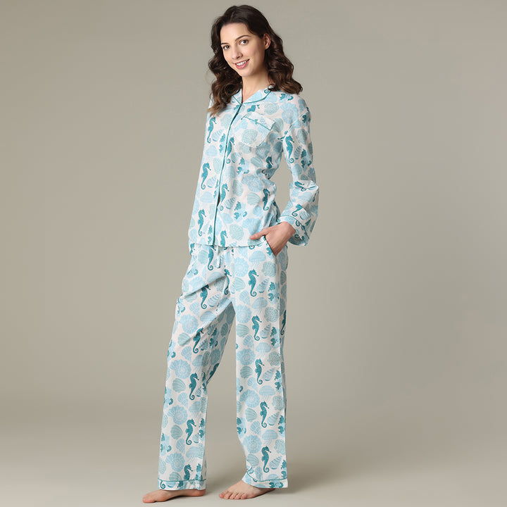 Ensemble pyjama océan