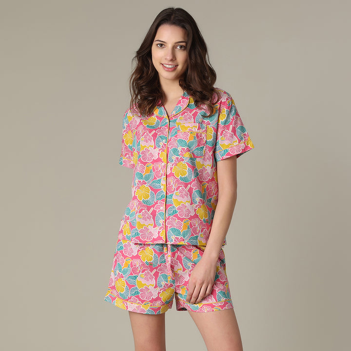 Coconut Shorts PJ Set