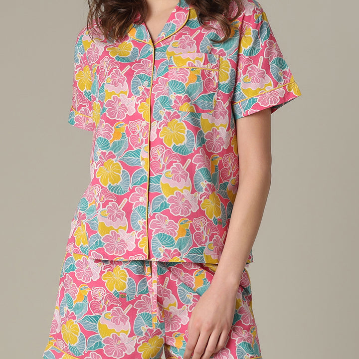 Coconut Shorts PJ Set