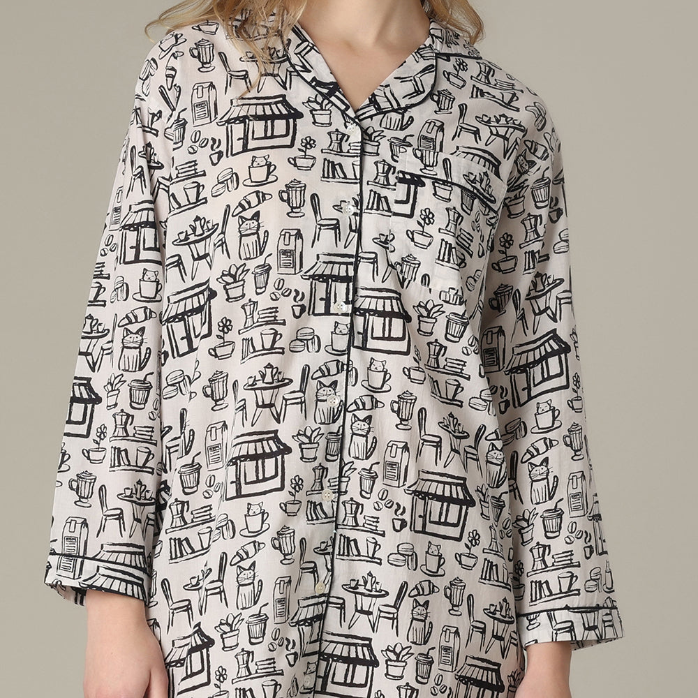 Cat Cafe Nightshirt