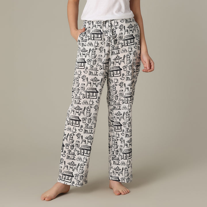 Cat Cafe  Pant in a bag