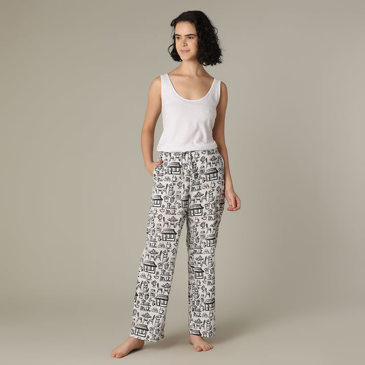 Cat Cafe  Pant in a bag