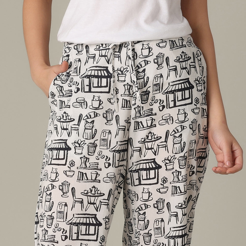 Cat Cafe  Pant in a bag