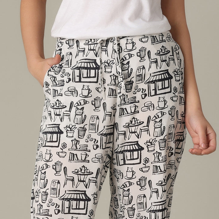 Cat Cafe  Pant in a bag