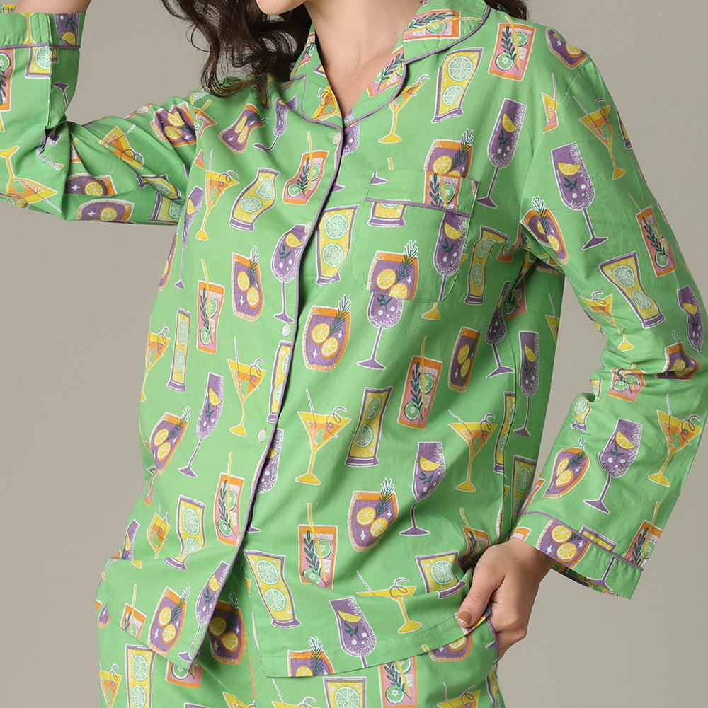 Cocktail Hour PJ Set