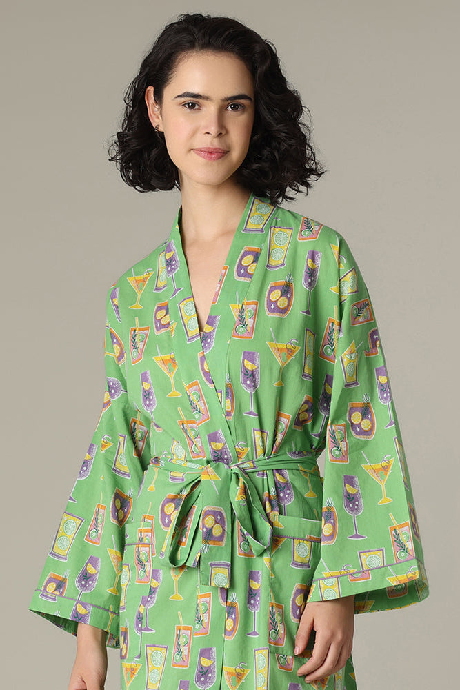 Cocktail hour Short Robe