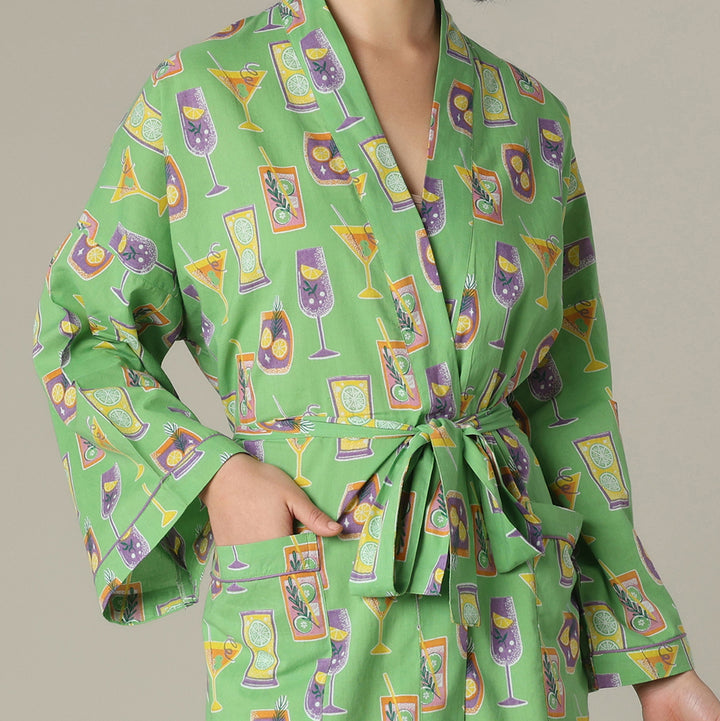 Cocktail hour Short Robe