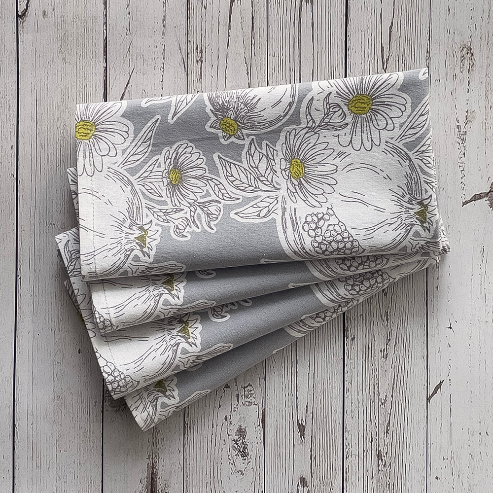 Pomegranate Grey, Napkin S/4