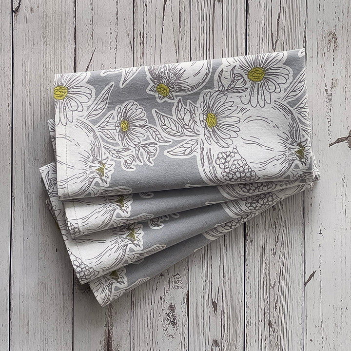 Pomegranate Grey, Napkin S/4