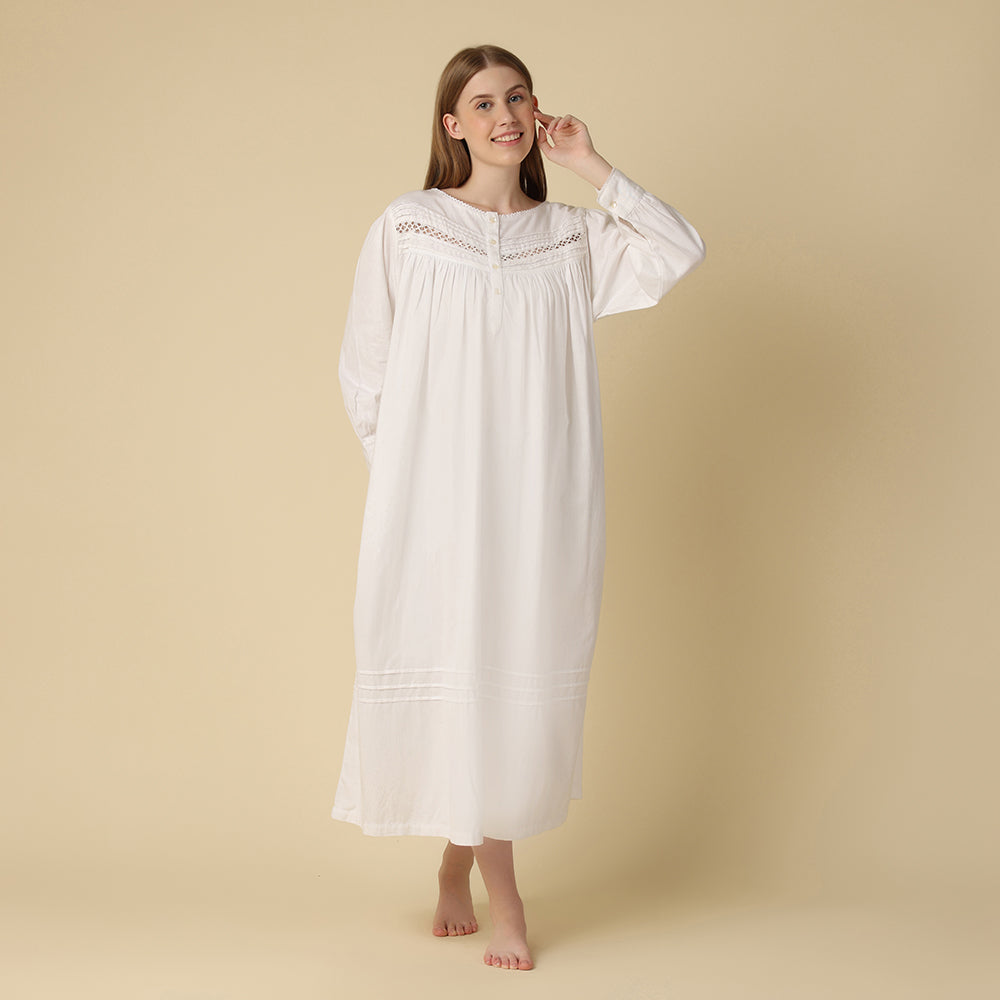 Edith Flannel Gown
