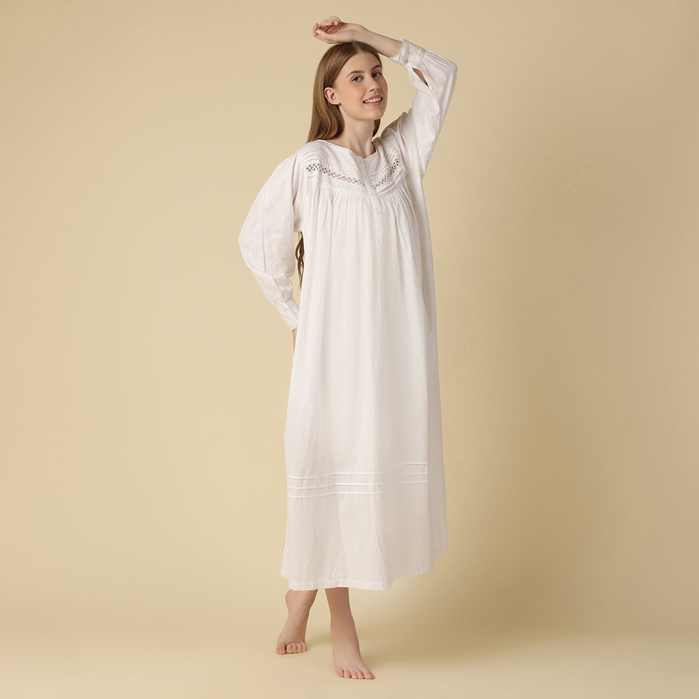 Edith Flannel Gown