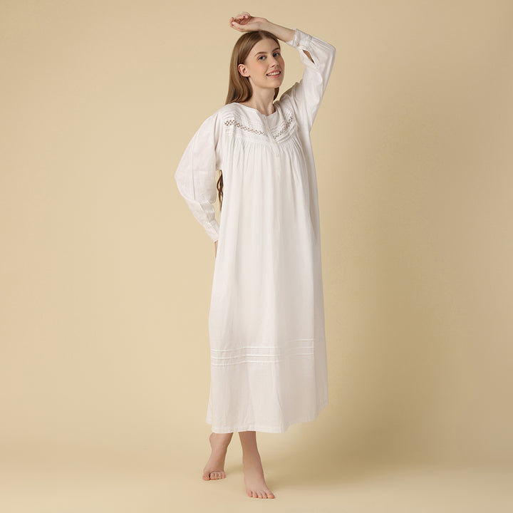 Edith Flannel Gown