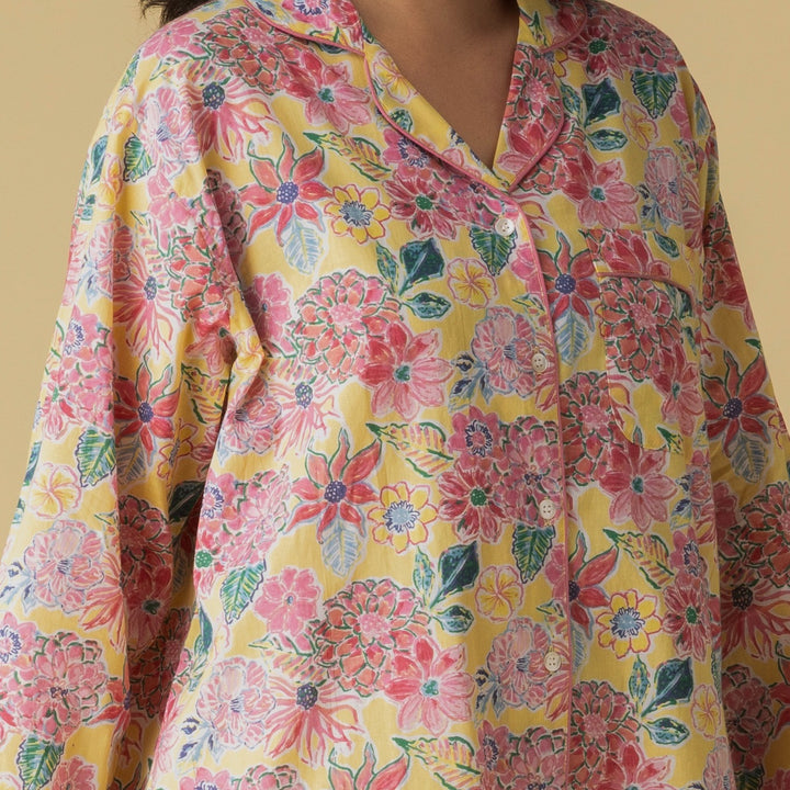 Zoe Yellow Nightshirt