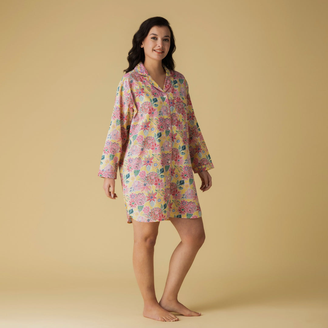 Zoe Yellow Nightshirt