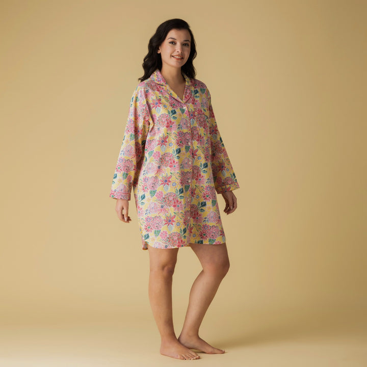 Zoe Yellow Nightshirt