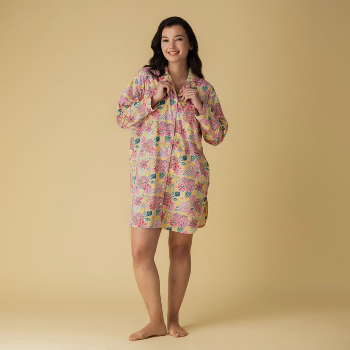 Zoe Yellow Nightshirt