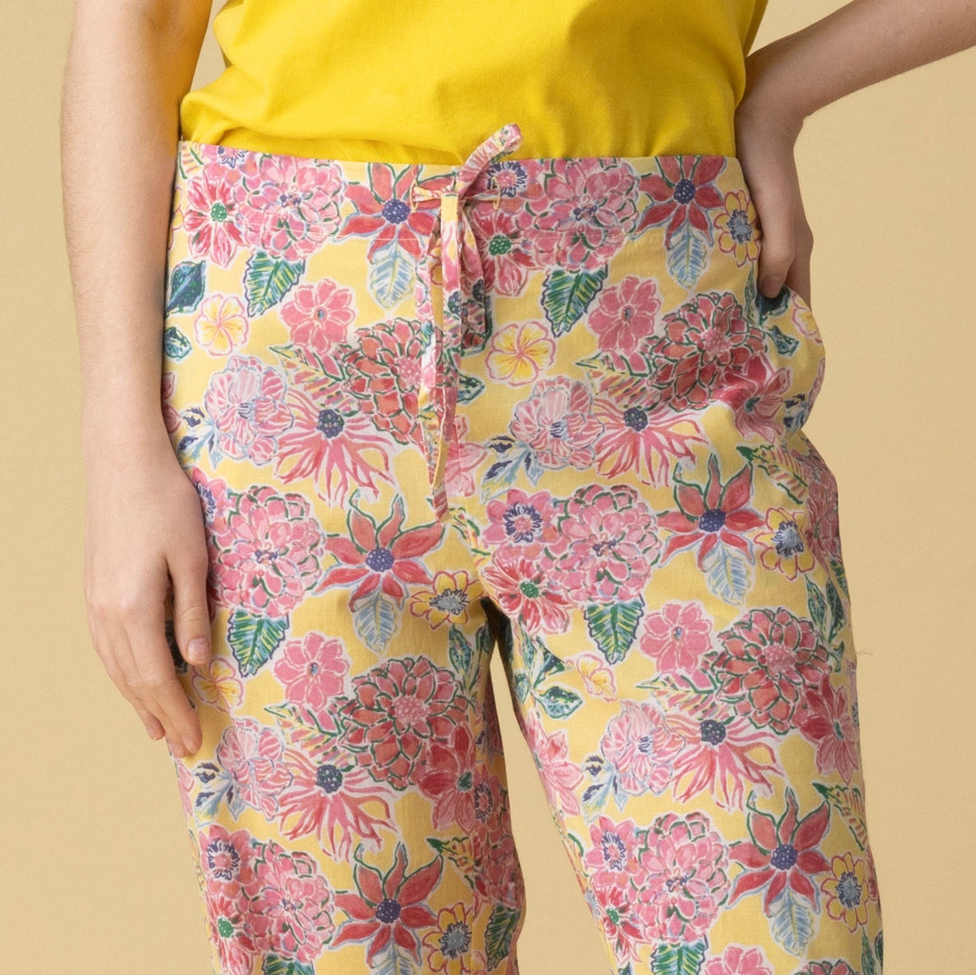 Zoe Yellow  Pant in a bag