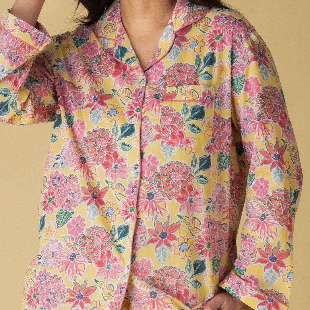 Zoe Yellow PJ Set