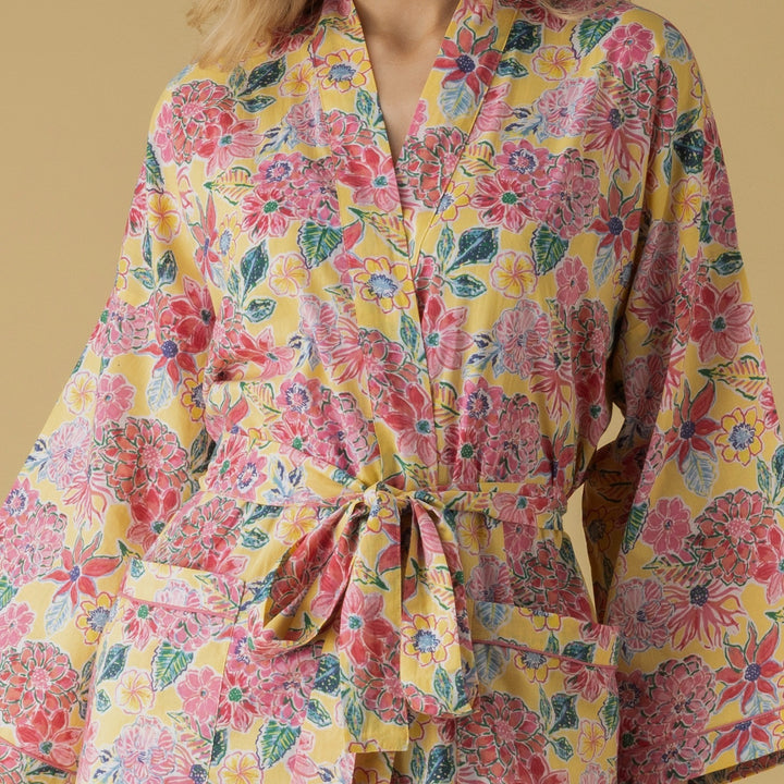 Zoe Yellow Robe