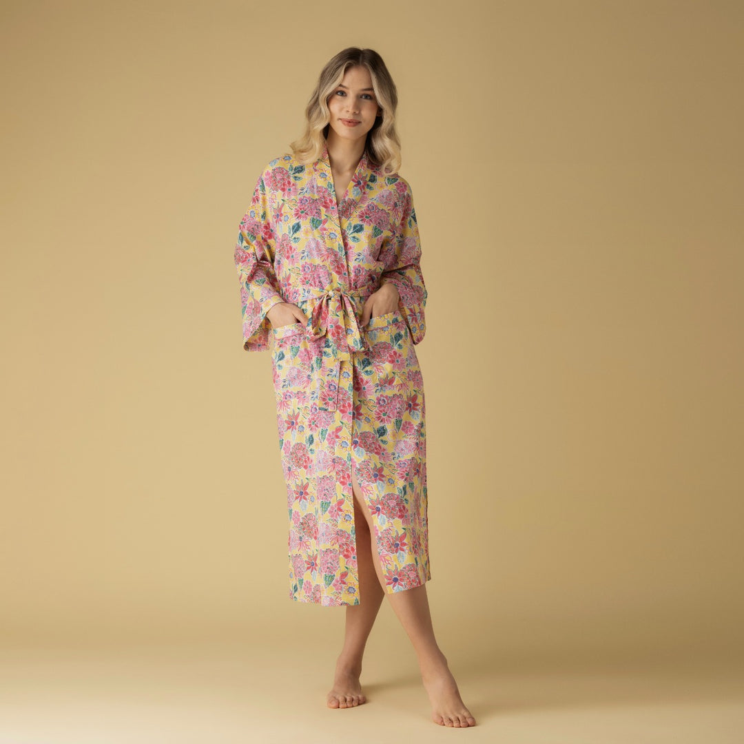 Zoe Yellow Robe