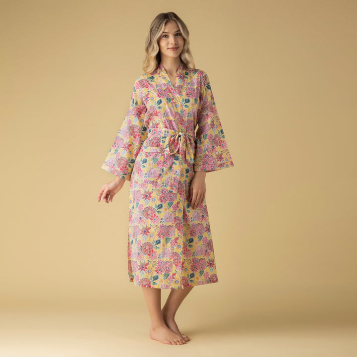Zoe Yellow Robe