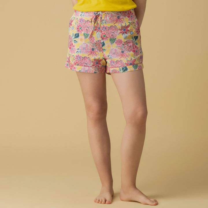 Zoe Yellow Shorts