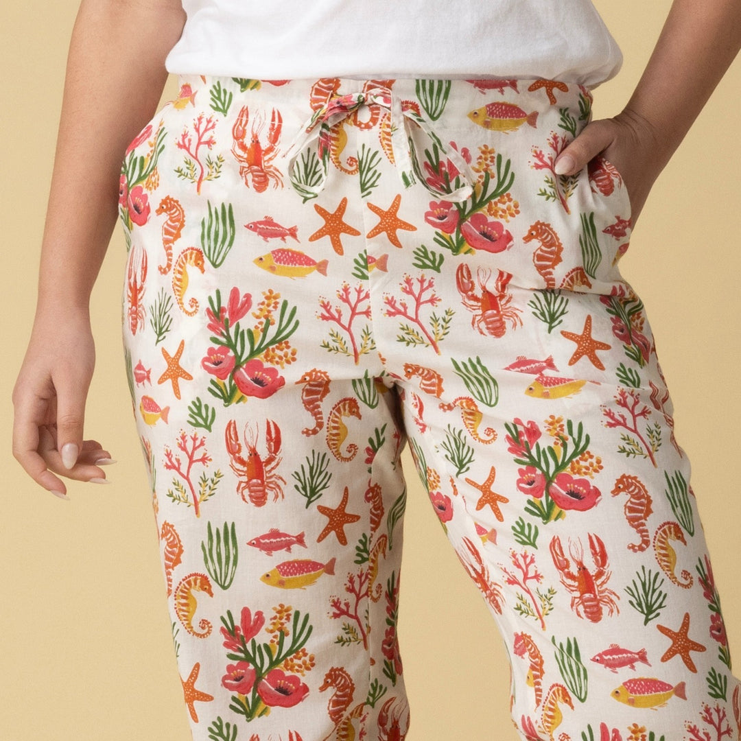 Coral Reef  Pant in a bag