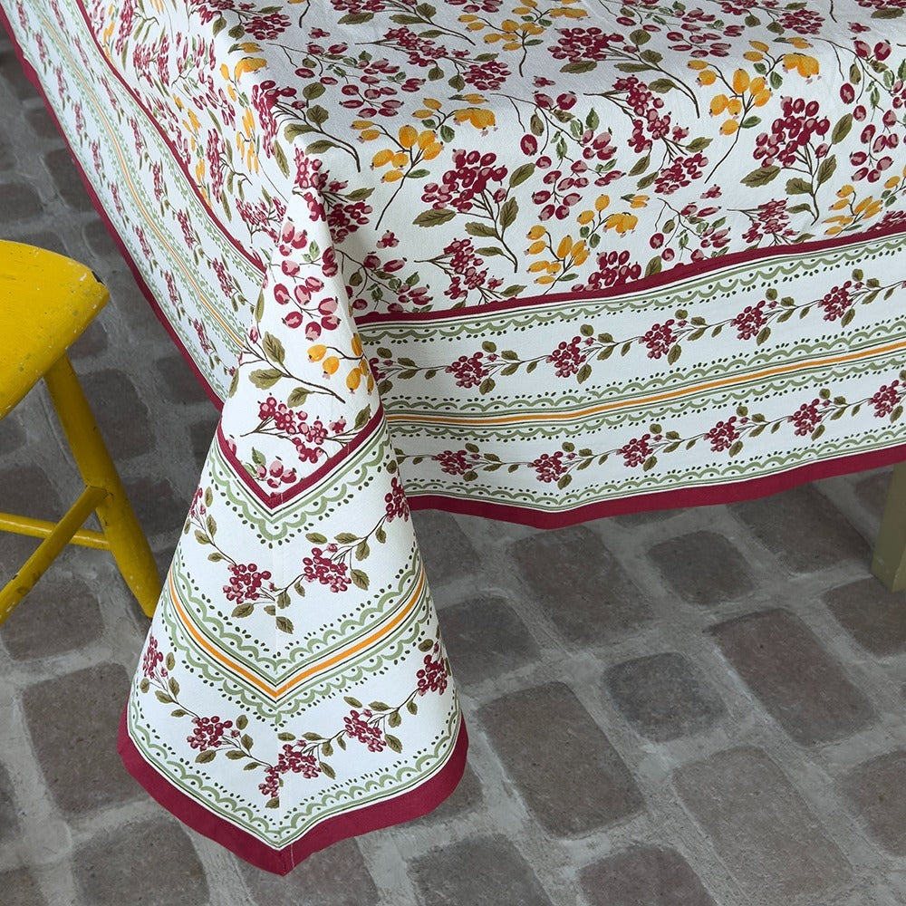 Warm Berry Tablecloth