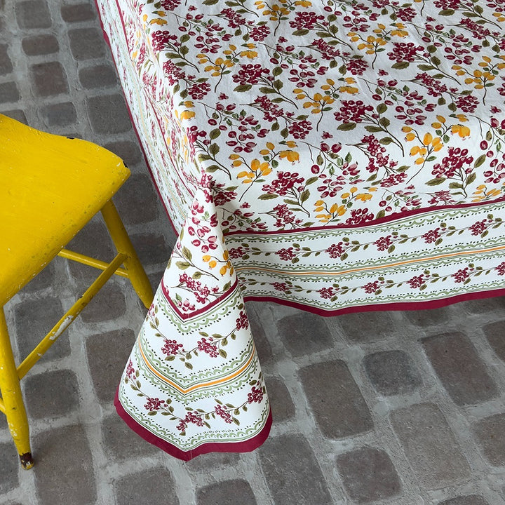 Warm Berry Tablecloth