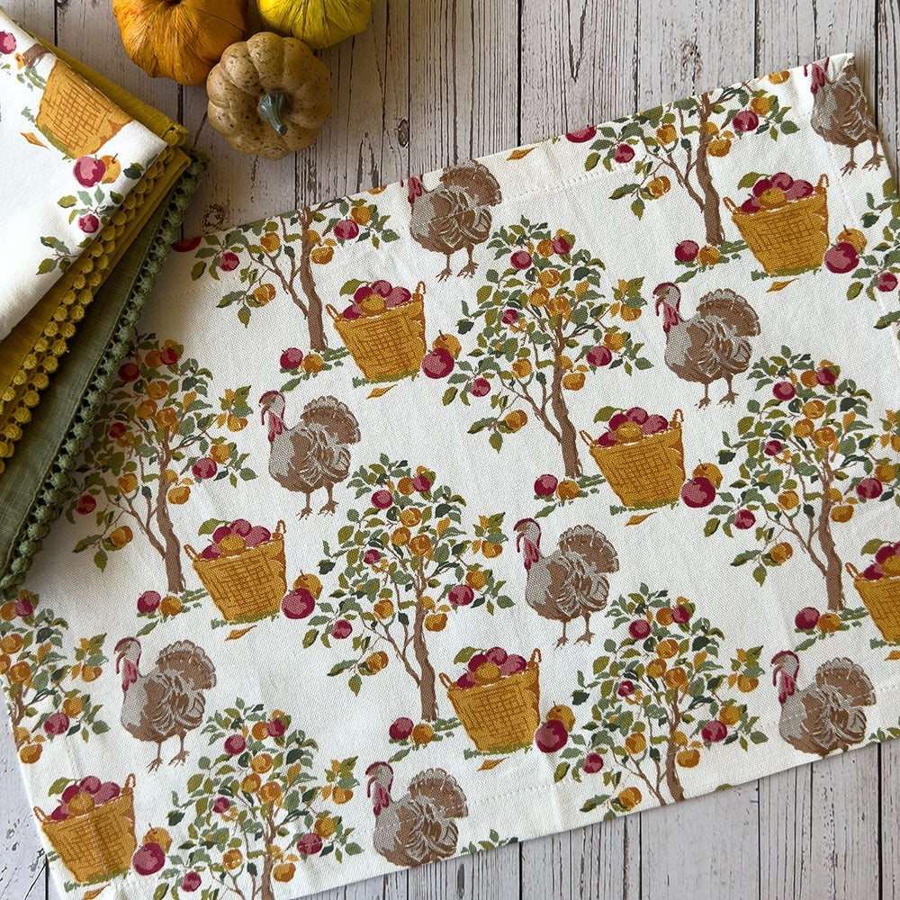 Turkey Apple Placemat