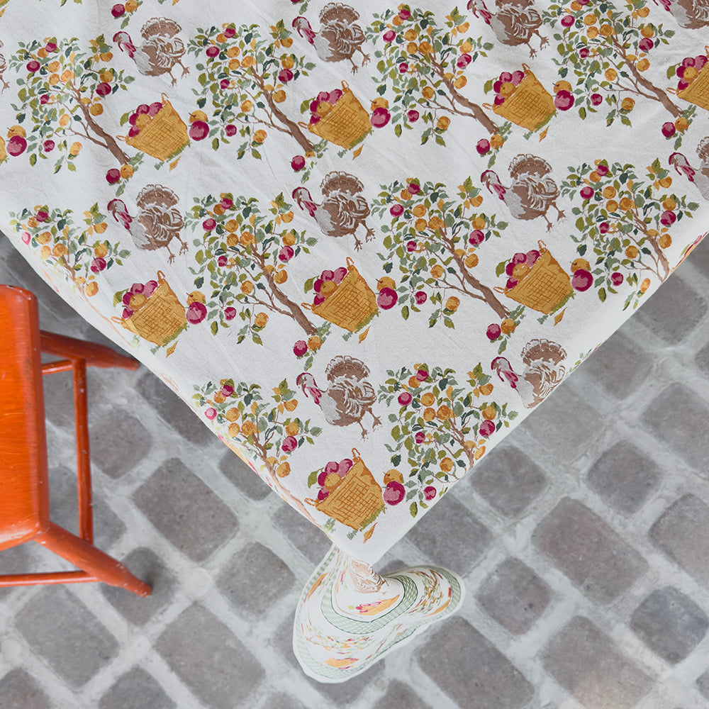 Turkey Apple Tablecloth