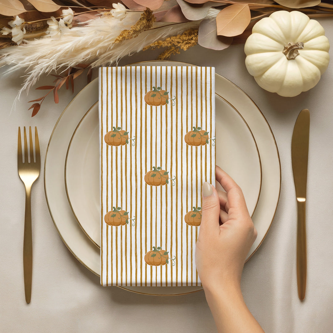 Striped Pumpkin, Napkin S/4