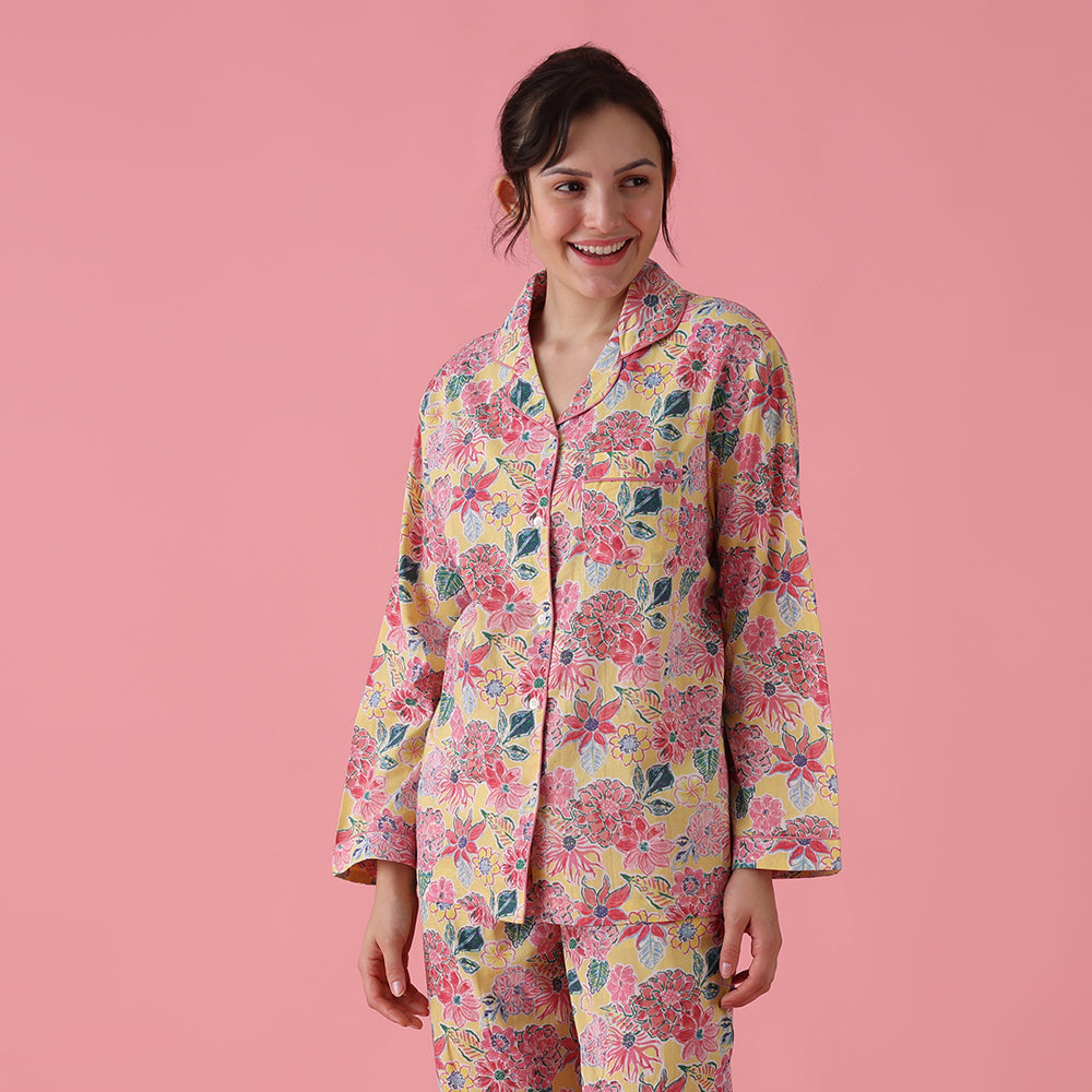 Zoe Yellow PJ Set