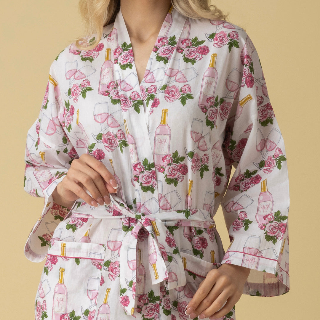 Rose Short Robe