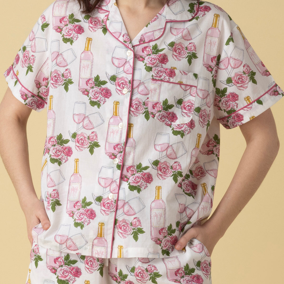 Rose Shorts PJ Set